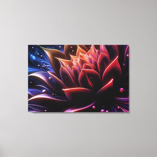 Toile La floraison dorée dans les profondeurs du crépusc (Recto)