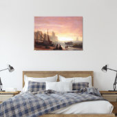 Toile La flotte de pêche d'Albert Bierstadt (Insitu(Chambre))
