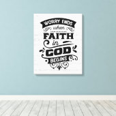 Toile La foi en Dieu (Insitu (Plancher de Bois))