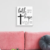 Toile La foi est sûre de ce que nous espérons pour... (Insitu(Salon))