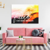 Toile La foi peut rendre Miracles Grunge Cliff Abstrait (Insitu(Salon))