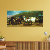 Toile La Foire du Cheval de Rosa Bonheur (1852-1855) (Insitu(Salon))