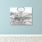 Toile La Foire du Frost de l'hiver de la Tamise (Insitu (Plancher de Bois))