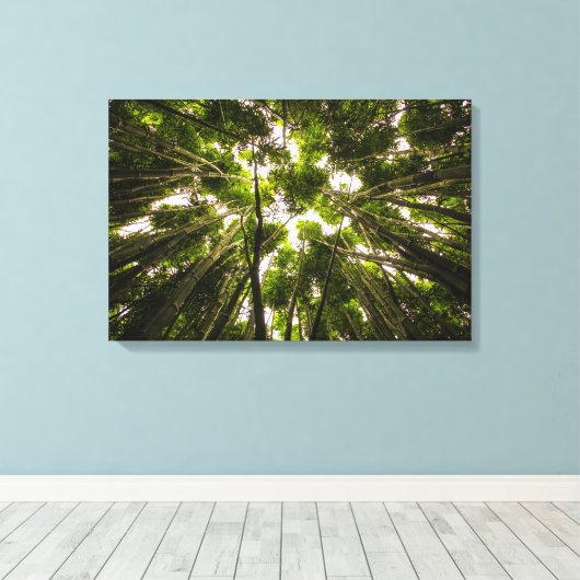 Toile La forêt de Bamboo (Insitu (Plancher de Bois))