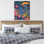 Toile La forêt de champignons est magique (Insitu(Chambre))