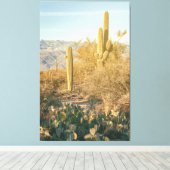 Toile La forêt du Saguaro (Insitu (Plancher de Bois))