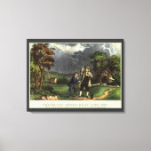 Toile La foudre et l'expérience de cerf-volant de Benjam (Recto)