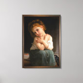 Toile La Frileuse par William-Adolphe Bouguereau (Recto)