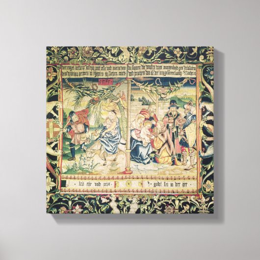 Toile La fuite en Egypte et l'adoration de (Recto)