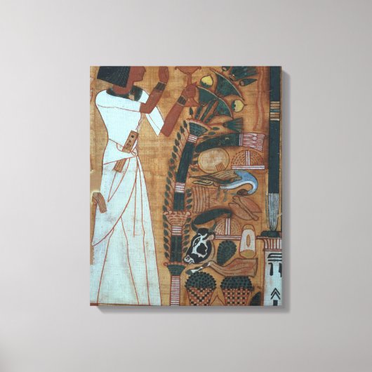 Toile La Fumigation d'Osiris, page du Livre du (Recto)