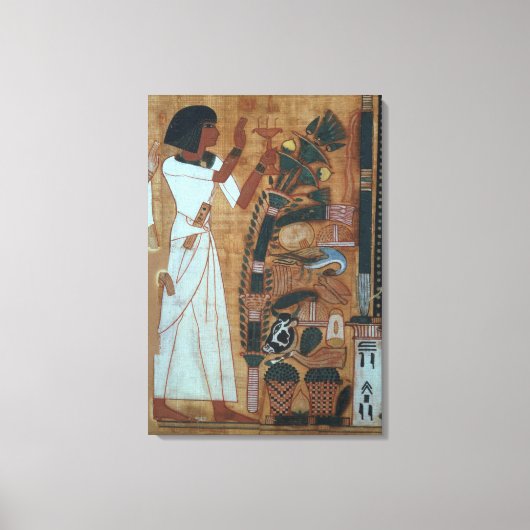 Toile La Fumigation d'Osiris, page du Livre du (Recto)