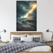 Toile La fureur de l'océan (Insitu(Chambre))