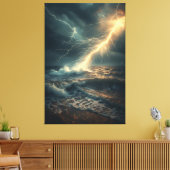 Toile La fureur de l'océan (Insitu(Salon))