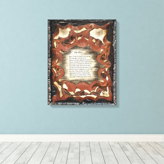 Toile La Furie (Insitu (Plancher de Bois))