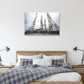 Toile La fusée H-IIB sur la plate-forme de lancement (Insitu(Chambre))