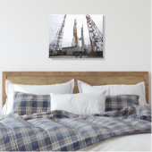 Toile La fusée H-IIB sur la plate-forme de lancement (Insitu(Chambre))