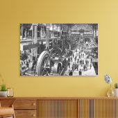 Toile La Galerie des Machines Électriques Françaises (Insitu(Salon))