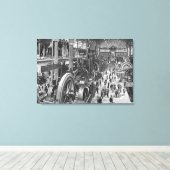 Toile La Galerie des Machines Électriques Françaises (Insitu (Plancher de Bois))