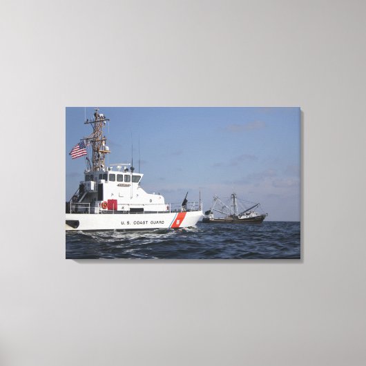 Toile La garde côtière américaine Cutter Marlin patrouil (Recto)