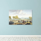 Toile La Garde impériale en présence de (Insitu (Plancher de Bois))