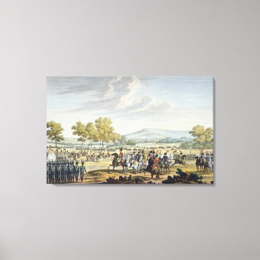 Toile La Garde impériale en présence de (Recto)