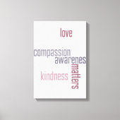 Toile La gentillesse compte (Recto)