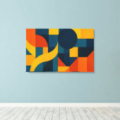 Toile La géométrie de l'émotion (Insitu (Plancher de Bois))