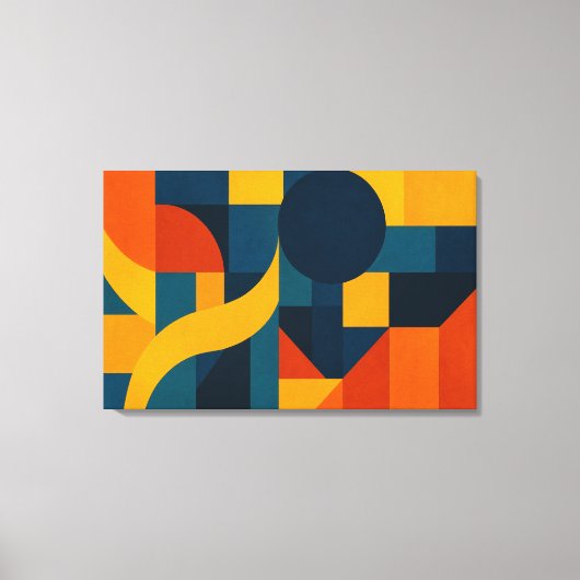 Toile La géométrie de l'émotion (Recto)