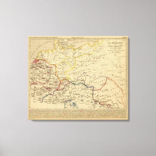 Toile La Germanie a la fin du 5e siecle (Recto)