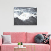 Toile La gigantesque vague (Insitu(Salon))