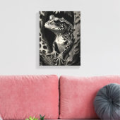 Toile La girafe de grenouille (Insitu(Salon))
