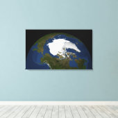 Toile La glace de mer arctique en 2005 (Insitu (Plancher de Bois))