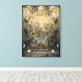 Toile La gloire céleste et le triomphe de (Insitu (Plancher de Bois))