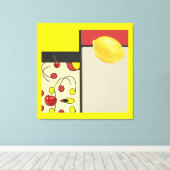 Toile La Goutte de Citron (Insitu (Plancher de Bois))