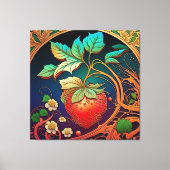 Toile La Grâce De La Fraise (Recto)