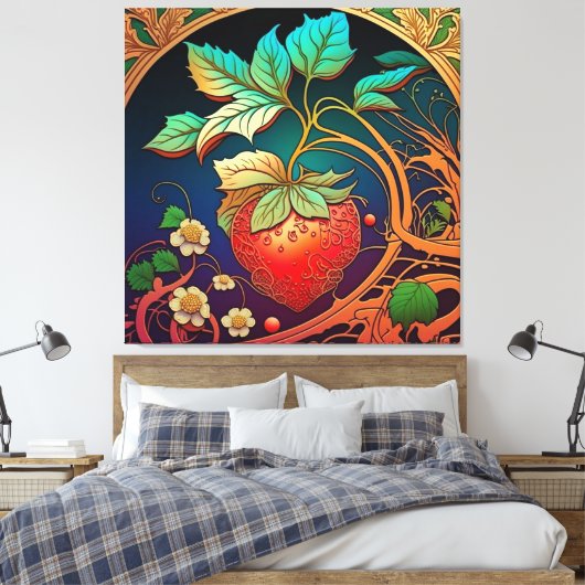 Toile La Grâce De La Fraise (Insitu(Chambre))