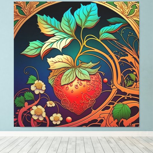 Toile La Grâce De La Fraise (Insitu (Plancher de Bois))