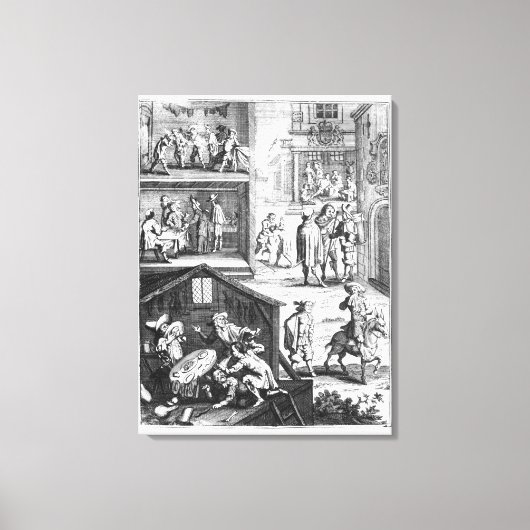 Toile La grande peste (Recto)
