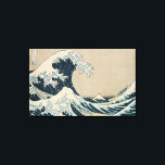 Toile La Grande Vague au large de Kanagawa<br><div class="desc">La Grande Vague de Kanagawa, de la série '36 Vues du Mont Fuji' | par Katsushika Hokusai | Lieu de l'art : Collection privée | Artiste japonais | Numéro de collection d'images : XIR158277</div>