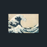 Toile La Grande Vague au large de Kanagawa<br><div class="desc">La Grande Vague de Kanagawa,  de la série '36 Vues du Mont Fuji' | par Katsushika Hokusai | Lieu de l'art : Collection privée | Artiste japonais | Numéro de collection d'images : XIR158277</div>