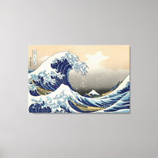 Toile La Grande Vague au large de Kanagawa.Katsushika Ho