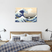 Toile "La Grande Vague" copie de l'original de Hokusai c (Insitu(Chambre))