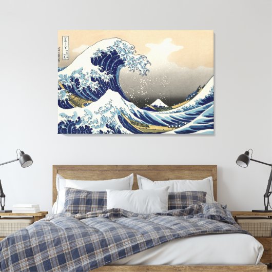 Toile La Grande Vague de Canvas Kanagawa (Insitu(Chambre))