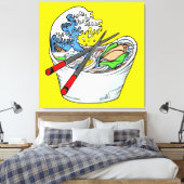 Toile La Grande Vague De Ramen (Insitu(Chambre))
