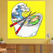 Toile La Grande Vague De Ramen (Insitu(Salon))