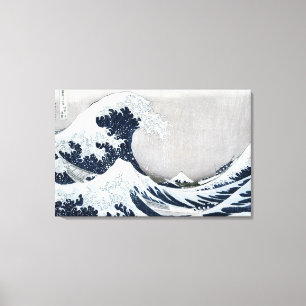 Toile La grande vague outre de Kanagawa