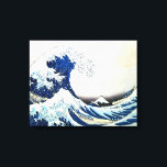 Toile "La Grande Vague" Peinture japonaise par Hokusai<br><div class="desc">"La Grande Vague" Peinture japonaise par Hokusai c. 1830-1832</div>