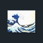 Toile "La Grande Vague" Peinture japonaise par Hokusai<br><div class="desc">"La Grande Vague" Peinture japonaise par Hokusai c. 1830-1832</div>