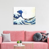 Toile "La Grande Vague" Peinture japonaise par Hokusai (Insitu(Salon))