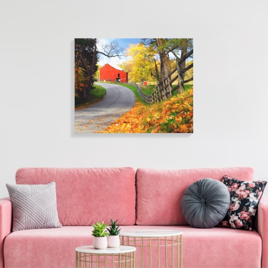 Toile La grange en automne (Insitu(Salon))